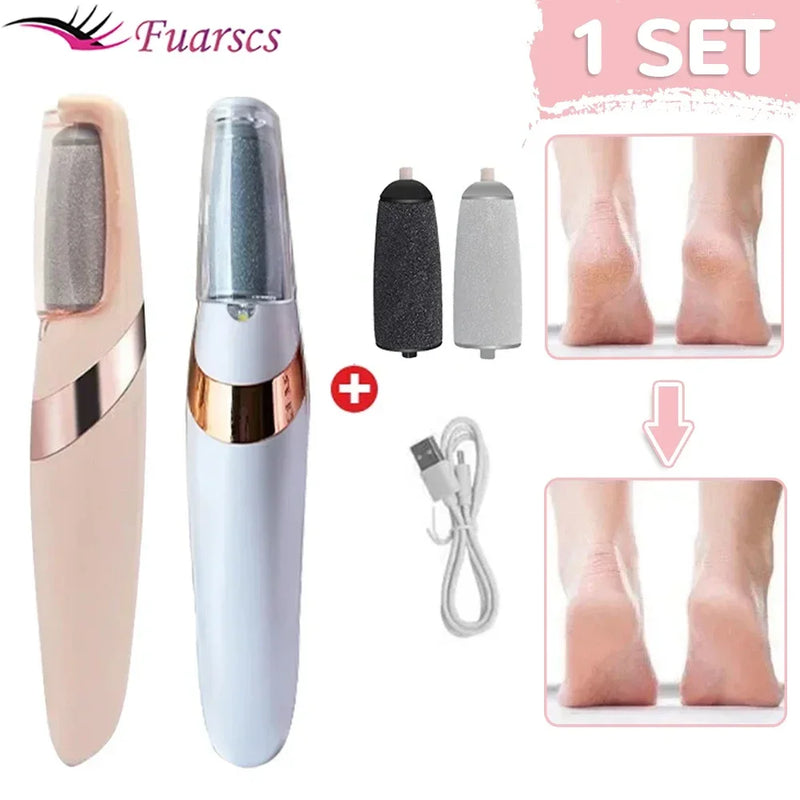 Removedor elétrico recarregável do calo para homens e mulheres, arquivo eletrônico sem fio do pé, remove a pele seca